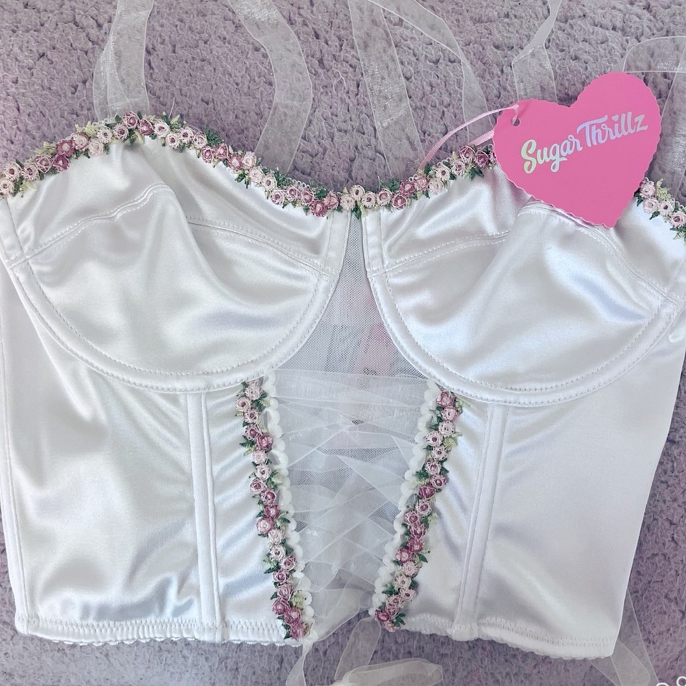 Sugar trillz corset bustier top NEW